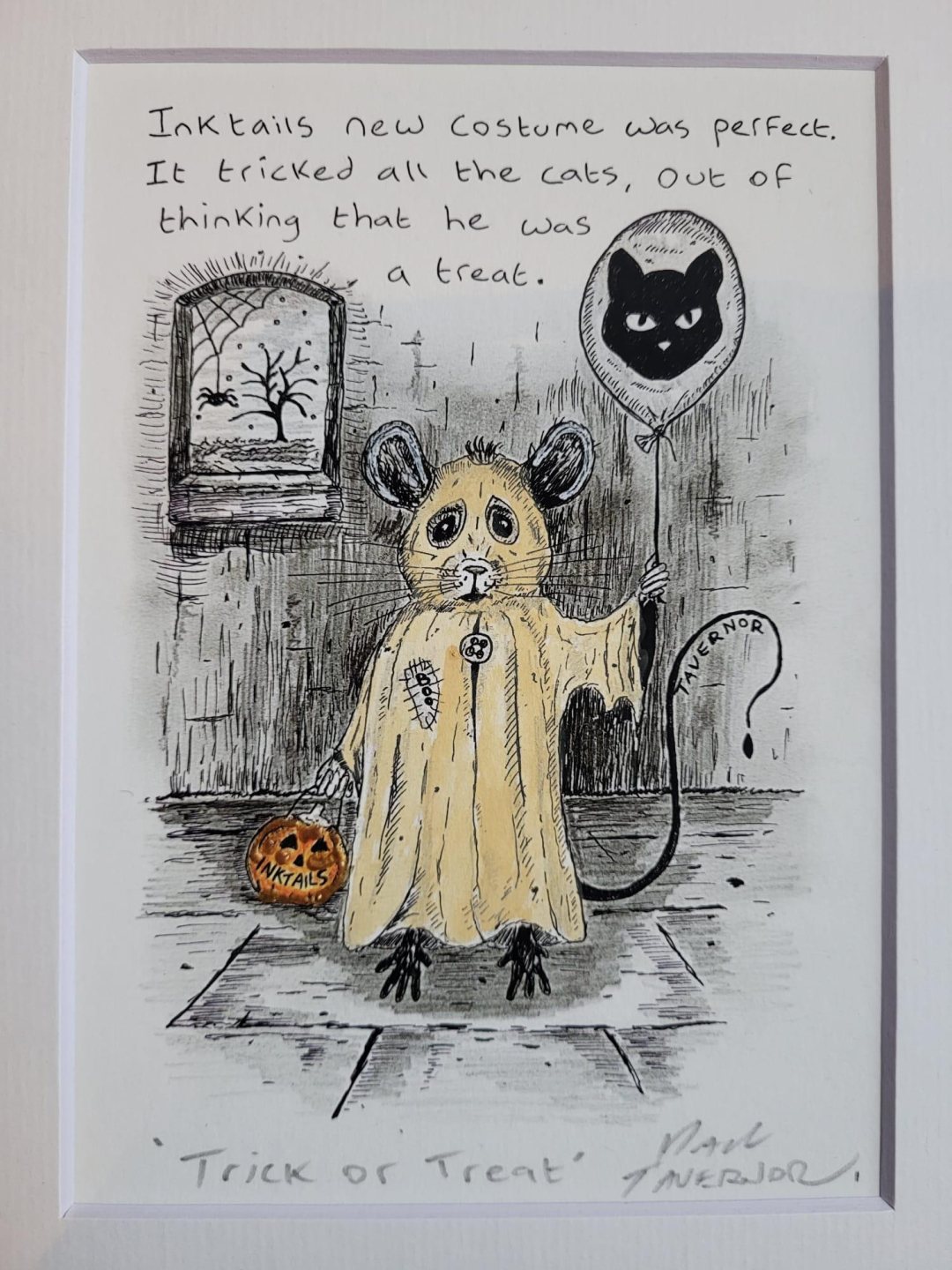 Trick or Treat Inktails Mouse Copyright