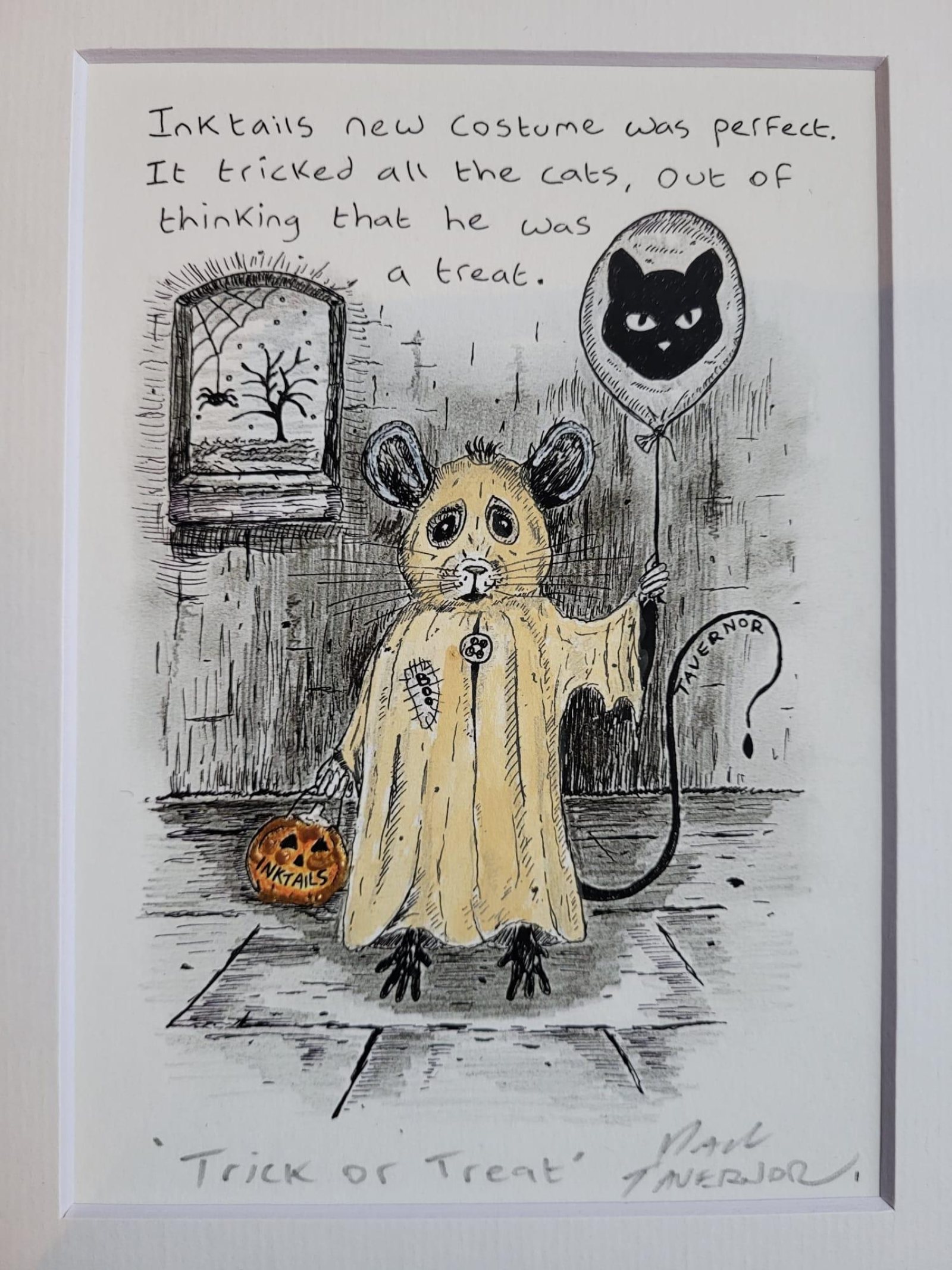 Trick or Treat Inktails Mouse Copyright